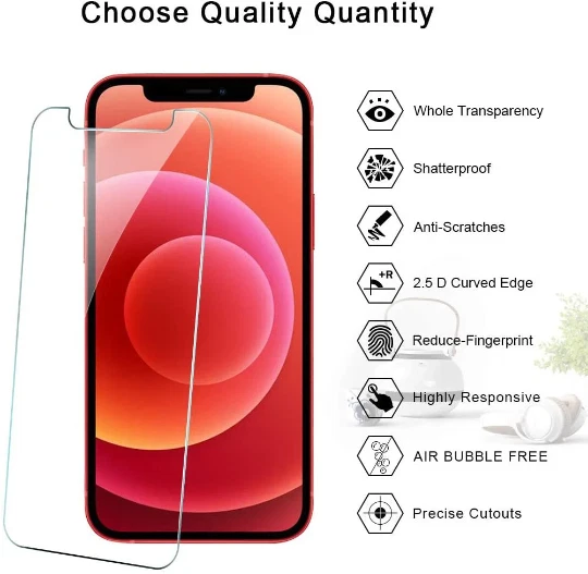 iPhone 14 Models - 100% Genuine Gorilla Tempered Glass Screen Protector