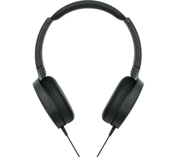 1.2M Wired Extra Bass Stereo Fashion Headphones Headband Black