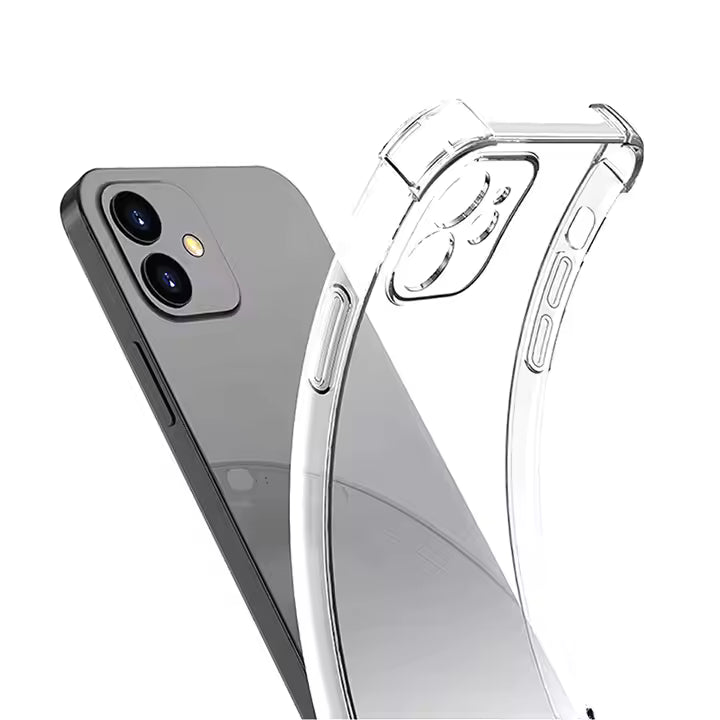 All New iPhone 16 Pro Max Clear Shockproof Gel Silicone Case Cover